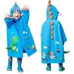 Jfkjg - enfant impermable veste de pluie fille garon manteau de lger poncho a capuche pour ecole randonne ...