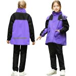 Jfkjg - fille garçon imperméable et réfléchissante, unisexe léger enfants manteau veste de pluie et pantalon ... Jfkjg - fille garçon imperméable et réfléchissante, unisexe léger enfants manteau veste de pluie et pantalon ...