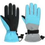Jfkjg - gants de ski pour enfants - gants de ski impermables - gants chauds - convient pour les enfants ...