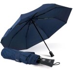 Jfkjg - grand parapluie homme pliant manche golf effet bois - ombrelle monsieur ultra lger motif ray ...