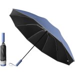 Jfkjg - grand voyage parapluie pliant invers, protection uv / upf 50, 10 * 2 baleines, golf automatique ...