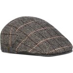 Jfkjg - hommes bret casquette plate golf driving newsboy hat flat cap - wool felt unisexe cap vintage ...