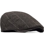 Jfkjg - hommes bret casquette plate golf driving newsboy hat flat cap - wool felt unisexe cap vintage ...