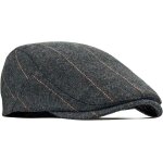 Jfkjg - hommes bret casquette plate golf driving newsboy hat flat cap - wool felt unisexe cap vintage ...