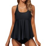 Jfkjg - maillot de bain femme 2 pieces tankini a volants haut tankini et bas maillots ventre plat Jfkjg - maillot de bain femme 2 pieces tankini a volants haut tankini et bas maillots ventre plat