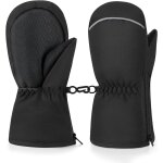 Jfkjg - moufles de ski enfants, gants de neige impermables antidrapant, gants hiver chaud coupe - vent ...