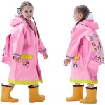 Jfkjg - poncho pluie Á capuche enfants combinaison impermable manteau cape vetement veste lger long ...