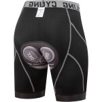 Jfkjg - short de cyclisme pour homme avec coussinet en gel 3d, sous - vtement de cyclisme vtt, slip ...