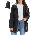 Jfkjg - vêtements imperméables femme coupe vent léger et portable poncho vêtements d'extérieur cordon ... Jfkjg - vêtements imperméables femme coupe vent léger et portable poncho vêtements d'extérieur cordon ...