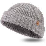 Jfkjg - xl / xxl - 100 % laine mrinos - bonnet de pcheur - pour homme et femme