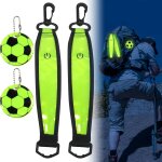 Jgd - cartable avec lumi�re clignotante led, r�flecteurs magn�tiques, clignotants led, r�fl�chissants, ...