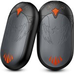 Jgd - chauffe main rechargeable 2 pack, 2 en 1 chaufferette main reutilisable, chauffage portable chauffe ...