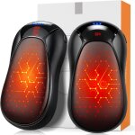 Jgd - chaufferette main rechargeable, 2 en 1 r�utilisables 6000 mah, 3 modes, chauffe rapide jusqu�a ...