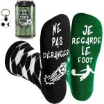 Jgd - chaussettes de football, chaussettes amusantes unisexes, imprim� avec ne pas d�ranger, je regared ...