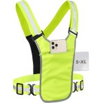 Jgd - gilet fluorescent velo hommes & femmes - visibilit� a 360 avec poche frontale ¿ bretelles r�glable ...