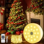 Jgd - guirlande lumineuse de camping, 10m guirlande led camping rechargeable, 9 modes d'�clairage camping ...