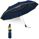 Jgd - parapluie de golf de 157, 5 cm, ouverture automatique, coupe - vent, grand auvent double, parapluie ...