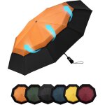 Jgd - parapluie pliant compact - parapluie homme automatique resistant vent, parapluies de voyage portables, ...