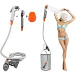 Jgd - pulv�risateur d'eau portable a piles rechargeables pour bidet pour camping, randonn�e, voyage (deux ...