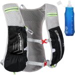 Jgd - sac a dos gilet d'hydratation l�ger pour course a pied, avec gourde d'hydratation de 500 ml pour ...