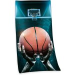 Jgd - serviette de bain en velours basketball, 75 x 150 cm, 100% coton / velours