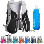Jgd - zounich gilet d'hydratation de course a pied pour femmes et hommes, gilet running avec bouteille ...
