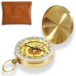 Jkcs1 - boussole en laiton - etanche - portable et etanche - pour la randonne, les activits de plein ...