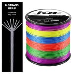 Jof ligne de pche 8 fil multifilament tress pe japonais 300m 500m1000m fil carpe de mer 8x cordon spinning. ...