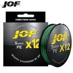 Jof x12 500m 300m 100m lignes de pche tresses 12 tresses tisse 25 - 92lb ligne multifilament pe lisse ...