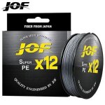 Jof x12 500m 300m 100m lignes de pche tresses 12 tresses tisse 25 - 92lb ligne multifilament pe lisse ...