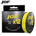 Jof x12 500m 300m 100m lignes de pche tresses 12 tresses tisse 25 - 92lb ligne multifilament pe lisse ...