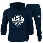 Jogging basketball homme bleu marine