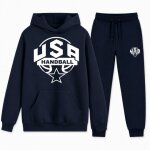 Jogging enfant handball usa bleu marine 3 - 14 ans (taille 12 - 14 ans, couleur bleu)