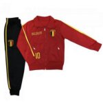Jogging football veste + pantalon de la belgique rouge (taille 4 ans, couleur rouge)