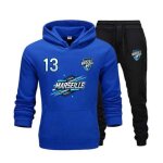 Jogging surv�tement foot enfant bleu royal ensemble sport marseille (taille 7 - 8 ans, couleur bleu royal) ...