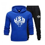 Jogging surv�tement handball enfant bleu royal (taille 7 / 8 ans, couleur bleu royal)