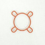 Joint de culasse pour moto rieju 50 rs2 0 / 005. 530. 1739 �2. 62mm am6 neuf