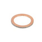 Joint de pot d echappement origine pour scooter yamaha 125 x - max 2014 a 2017 3yf - 14613 - 01 / �32x42x3. ...