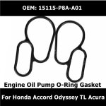 Joint torique de pompe a huile moteur pour honda accord odyssey tl acura mdx pilot, 2 pices   nipseyteko ...