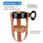 Jos en cuir rtro pour bouteille d'eau, caf, boissons, tasse, vtt, vlo pour enfants, poussette de bb, ...