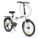 Joystar v�lo pliant de 20 pouces a 6 vitesses, v�lo pliant de 20 pouces pour enfants de 8 a 13 ans et ...