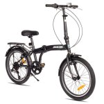 Joystar v�lo pliant de 20 pouces a 6 vitesses, v�lo pliant de 20 pouces pour enfants de 8 a 13 ans et ...