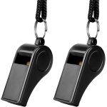 Jum - 2pièces sifflet de survie, plastique sifflets en arbitre avec cordon, defense anti chien agression, ... Jum - 2pièces sifflet de survie, plastique sifflets en arbitre avec cordon, defense anti chien agression, ...