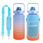 Juste de bouteille d'eau portable avec sangle, sac isotherme, etui de bouteille, gobelet, camping, sports ...