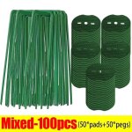 Kaapl - agrafes de jardin robustes en forme de u, broches de paysage avec joints pour barrire contre ...