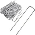 Kaapl - agrafes de paysage 50 pices, epingles de jardin en forme de u, agrafes de piquets de jardin, ...