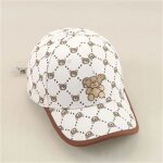 Kahki - casquette de baseball en coton blanc pour bb et enfant, chapeau a 2 styles, dessin, rglable, ...