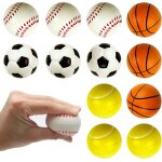 Kal - lot de 12 mini ballons de football, souples, cadeaux de football, pour garçons, anti - stress, ... Kal - lot de 12 mini ballons de football, souples, cadeaux de football, pour garçons, anti - stress, ...