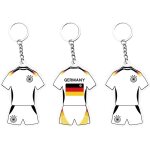 Kal - lot de 3 porte - cls souvenir international de football design inspir du style de maillot en ...