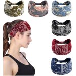 Kal - lot de 6 bandeaux elastiques pour femme - pour le sport, le yoga, l'entraînement, la gym, le sport ... Kal - lot de 6 bandeaux elastiques pour femme - pour le sport, le yoga, l'entraînement, la gym, le sport ...
